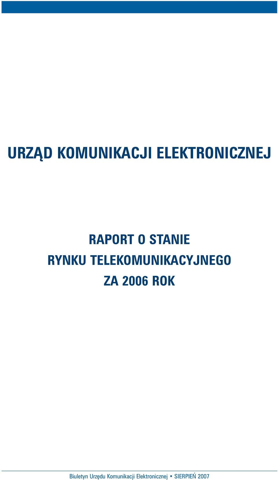 O STANIE RYNKU
