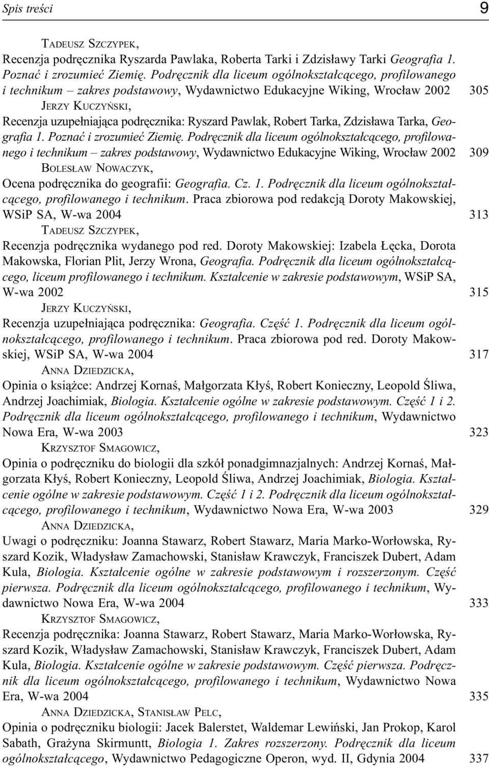 Robert Tarka, Zdzis³awa Tarka, Geografia 1. Poznaæ i zrozumieæ Ziemiê.