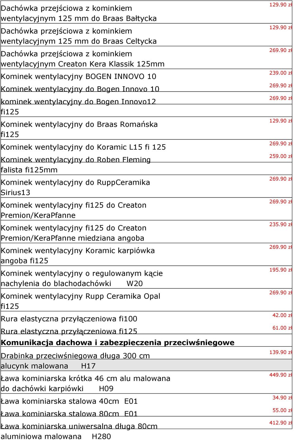wentylacyjny do Koramic L15 fi 125 Kominek wentylacyjny do Roben Fleming falista fi125mm Kominek wentylacyjny do RuppCeramika Sirius13 Kominek wentylacyjny fi125 do Creaton Premion/KeraPfanne Kominek