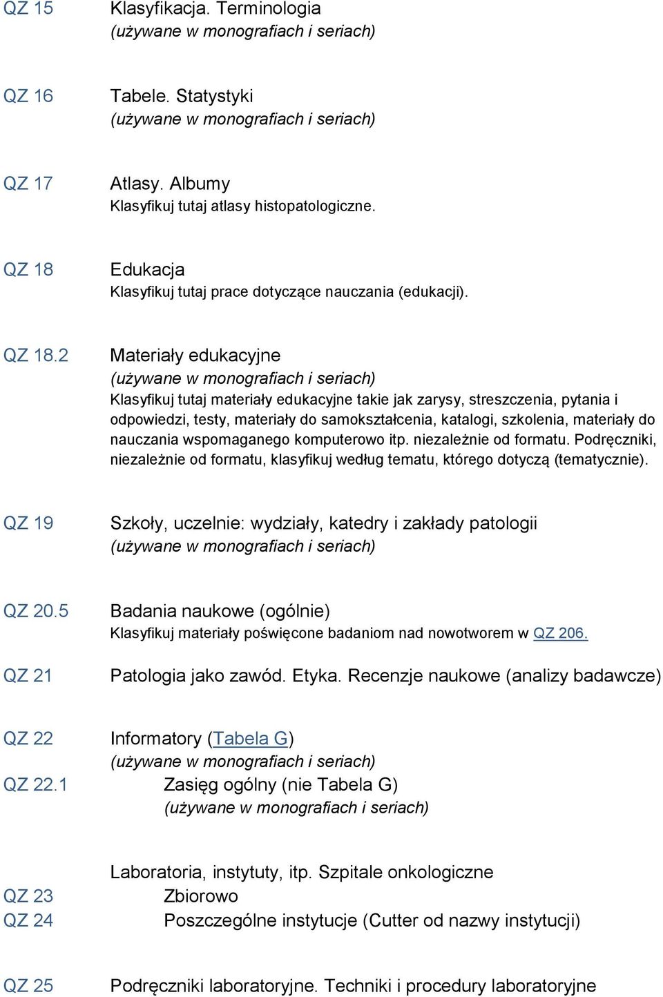 2 Materiały edukacyjne Klasyfikuj tutaj materiały edukacyjne takie jak zarysy, streszczenia, pytania i odpowiedzi, testy, materiały do samokształcenia, katalogi, szkolenia, materiały do nauczania