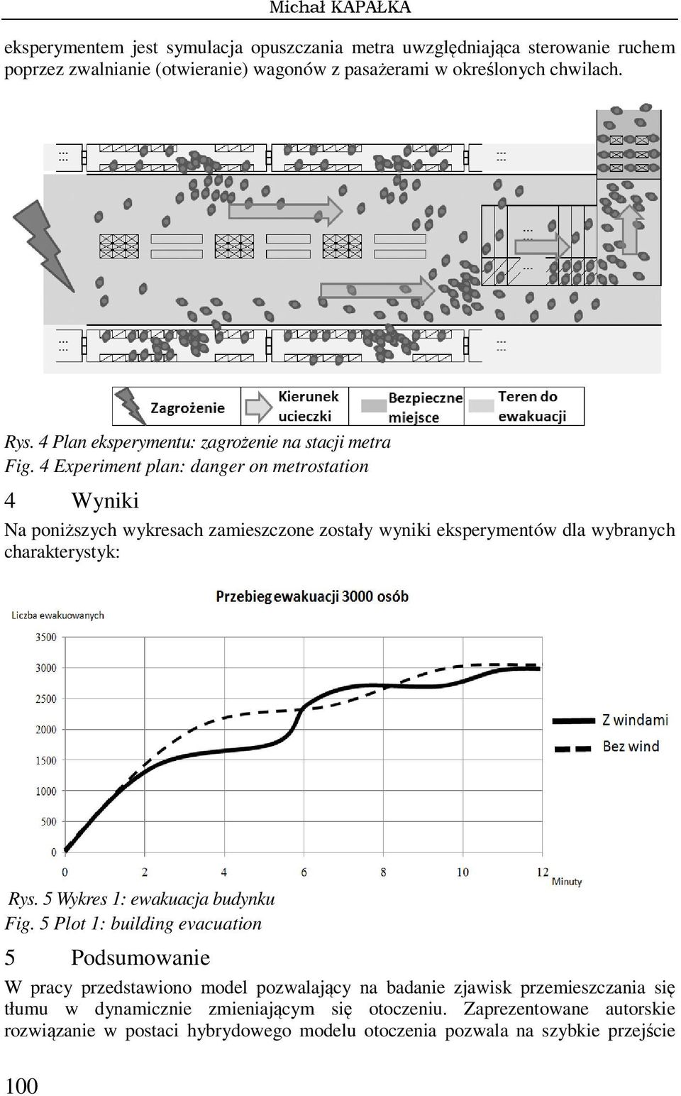 4 Experment plan: anger on metrostaton 4 Wynk a ponższyh wykresah zameszzone zostały wynk eksperymentów la wybranyh harakterystyk: ys.