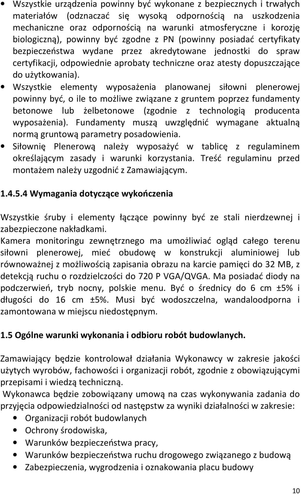 do użytkowania).
