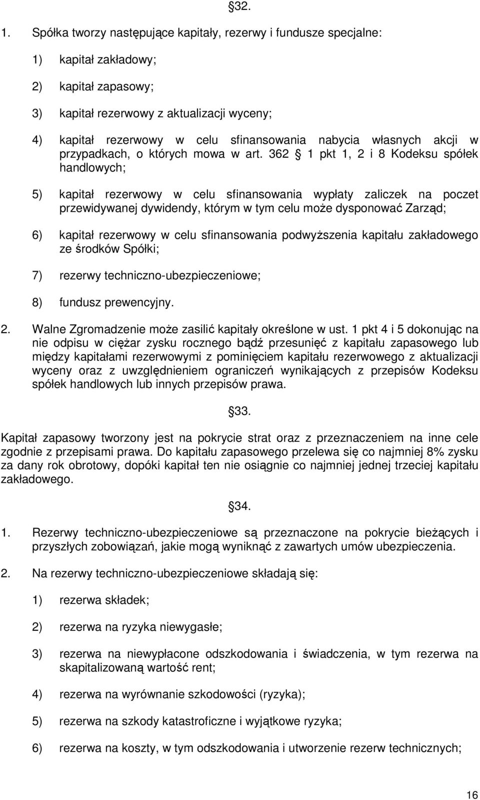 nabycia własnych akcji w przypadkach, o których mowa w art.