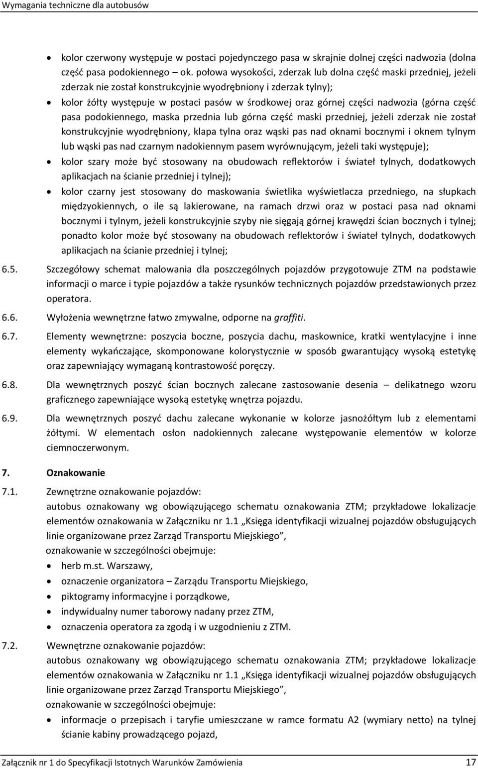 nadwozia (górna część pasa podokiennego, maska przednia lub górna część maski przedniej, jeżeli zderzak nie został konstrukcyjnie wyodrębniony, klapa tylna oraz wąski pas nad oknami bocznymi i oknem