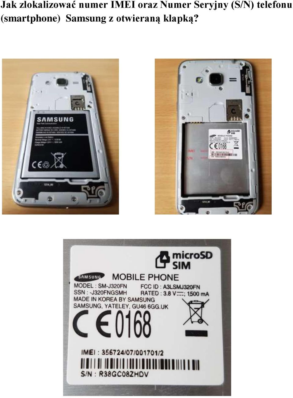 (S/N) telefonu