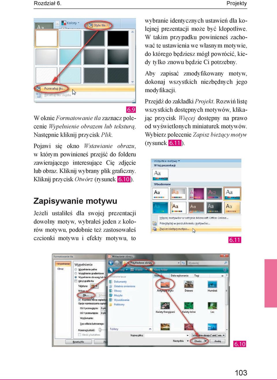 wybranie identycznych ustawień dla kolejnej prezentacji może być kłopotliwe.