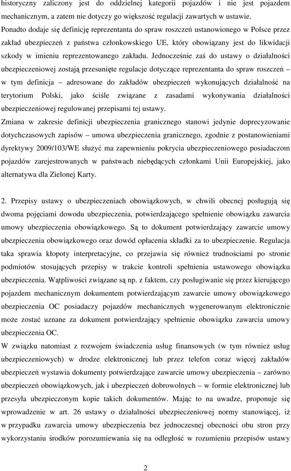 reprezentowanego zakładu.