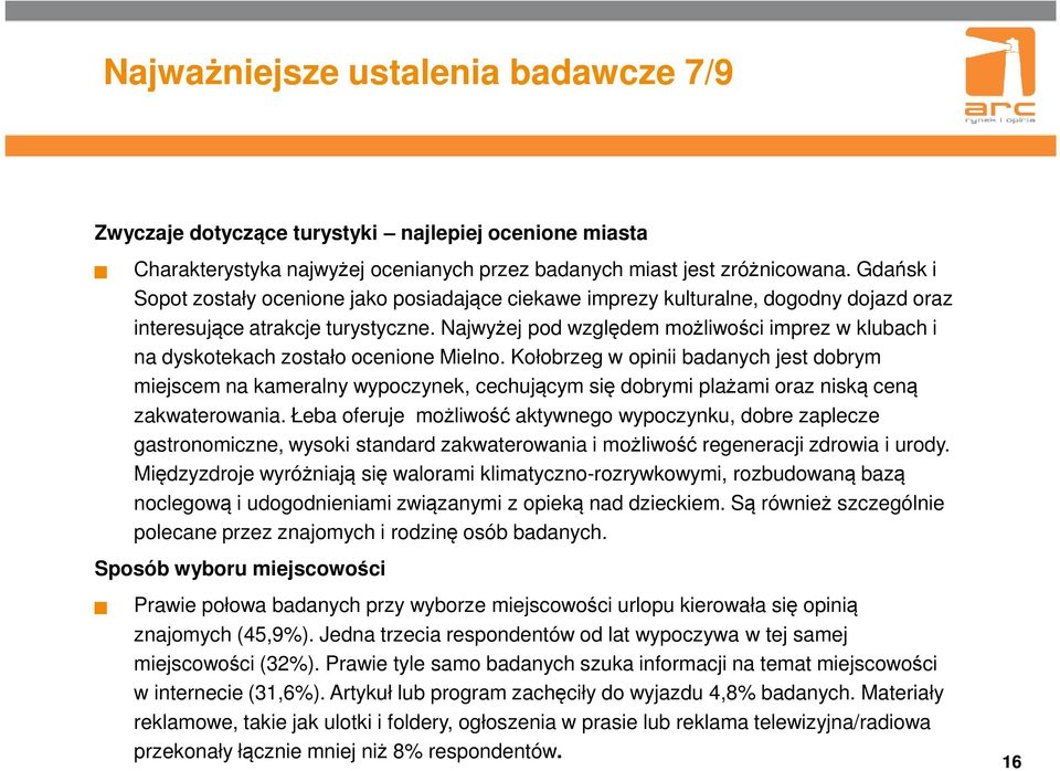Najwyżej pod względem możliwości imprez w klubach i na dyskotekach zostało ocenione Mielno.