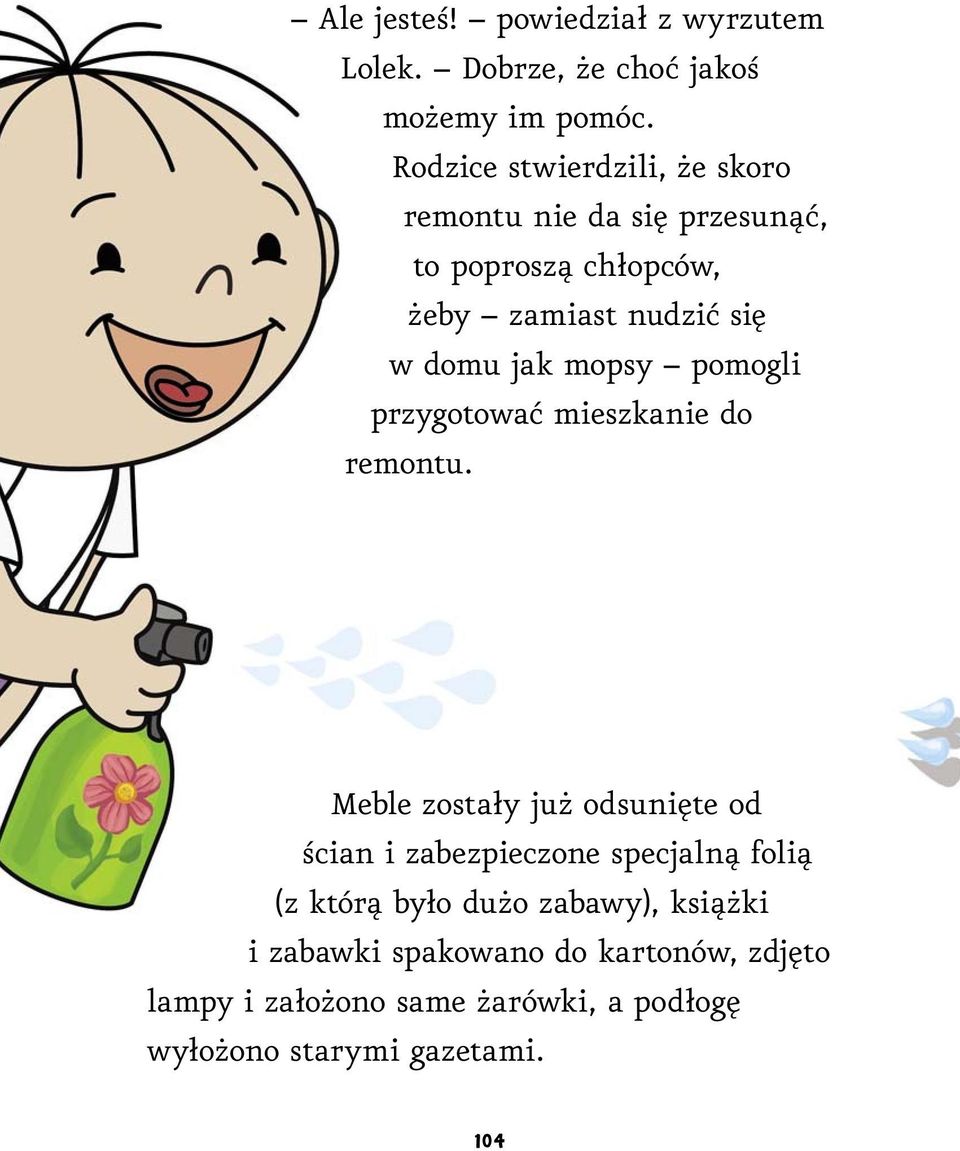 jak mopsy pomogli przygotować mieszkanie do remontu.