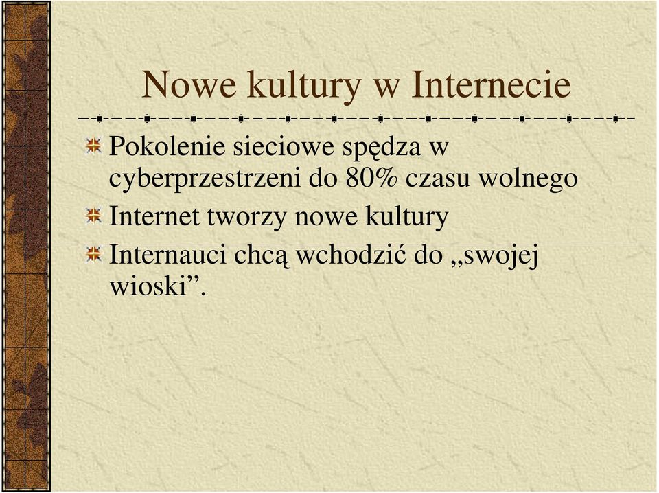 80% czasu wolnego Internet tworzy nowe