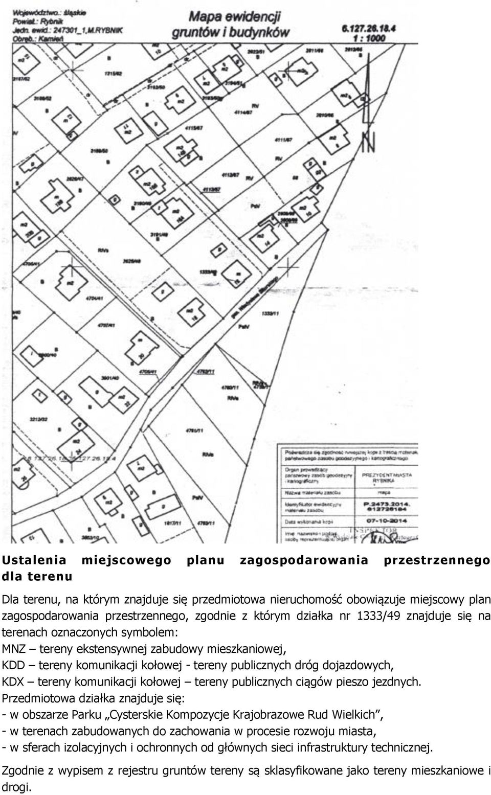 tereny komunikacji kołowej tereny publicznych ciągów pieszo jezdnych.