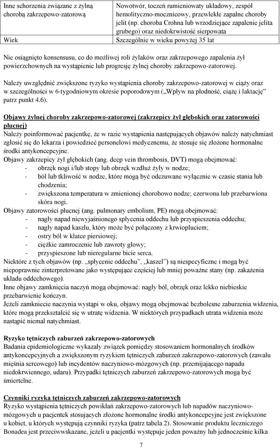 zapalenia żył powierzchownych na wystąpienie lub progresję żylnej choroby zakrzepowo-zatorowej.