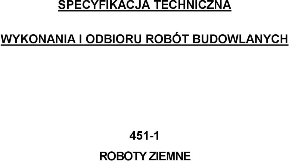 I ODBIORU ROBÓT