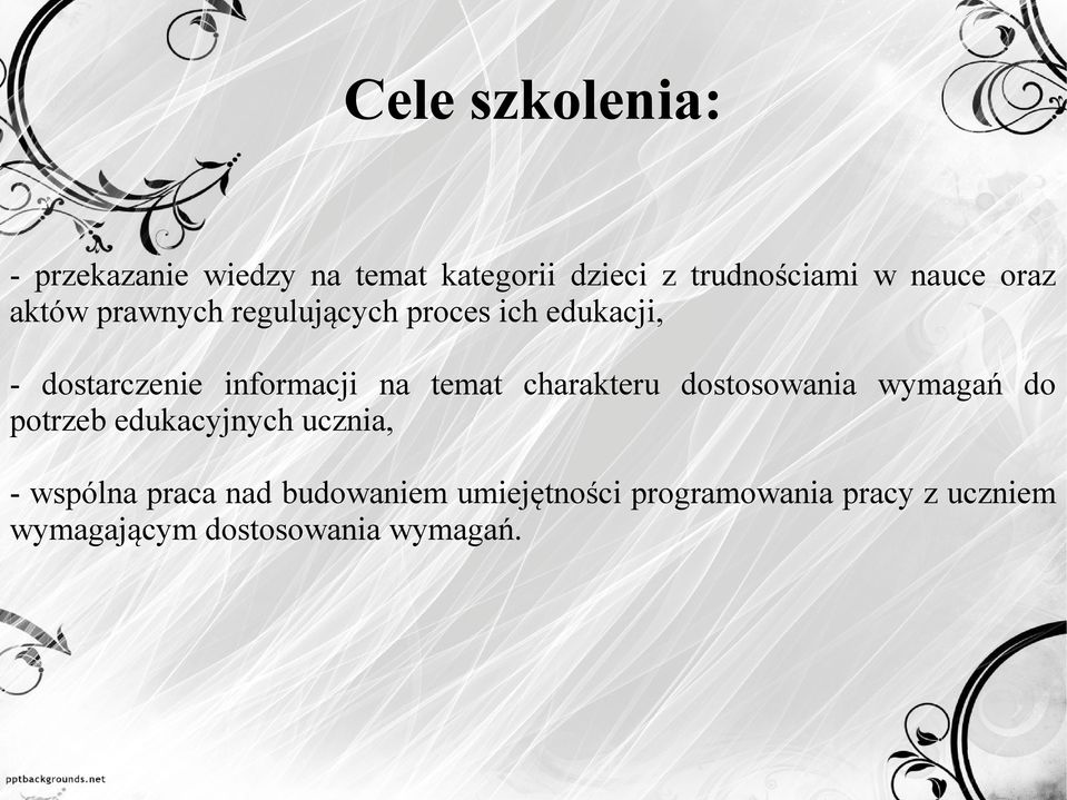 temat charakteru dostosowania wymagań do potrzeb edukacyjnych ucznia, - wspólna praca