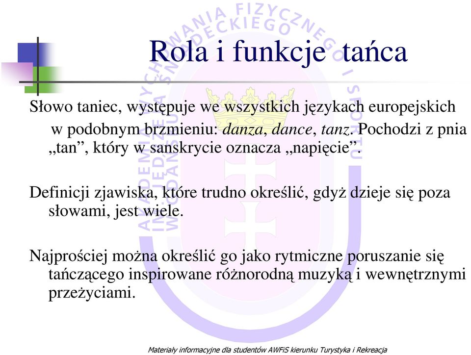 Definicji zjawiska, które trudno określić, gdyż dzieje się poza słowami, jest wiele.