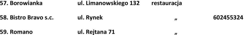 restauracja 58.