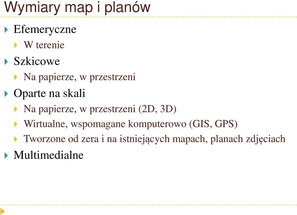 przestrzeni (2D, 3D) Wirtualne, wspomagane komputerowo (GIS,