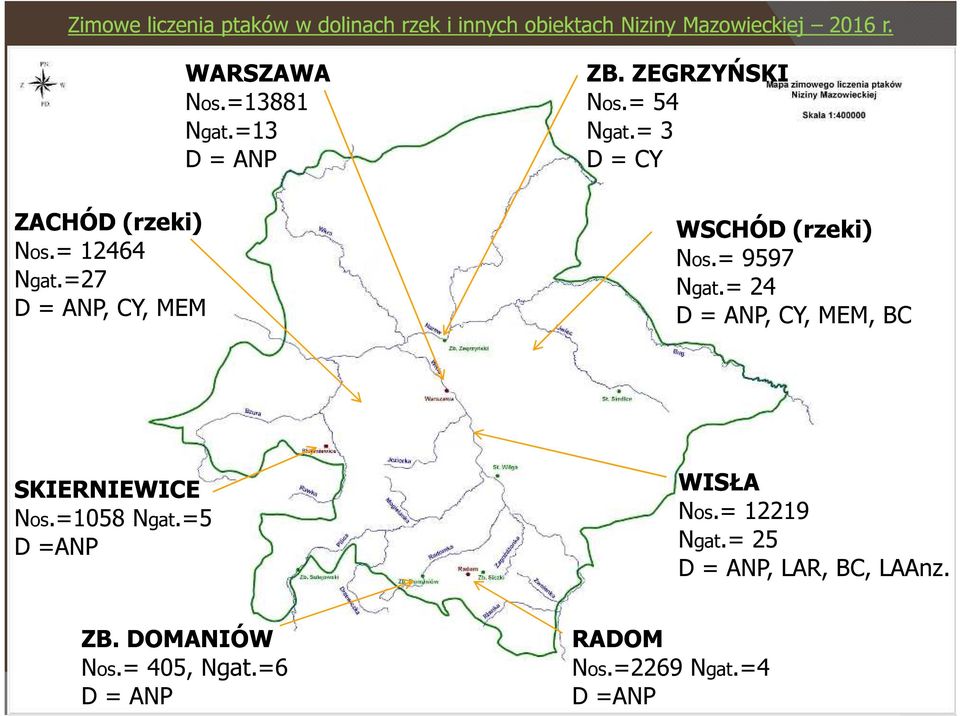 = 24 D = ANP, CY, MEM, BC SKIERNIEWICE Nos.=1058 Ngat.=5 D =ANP WISŁA Nos.= 12219 Ngat.