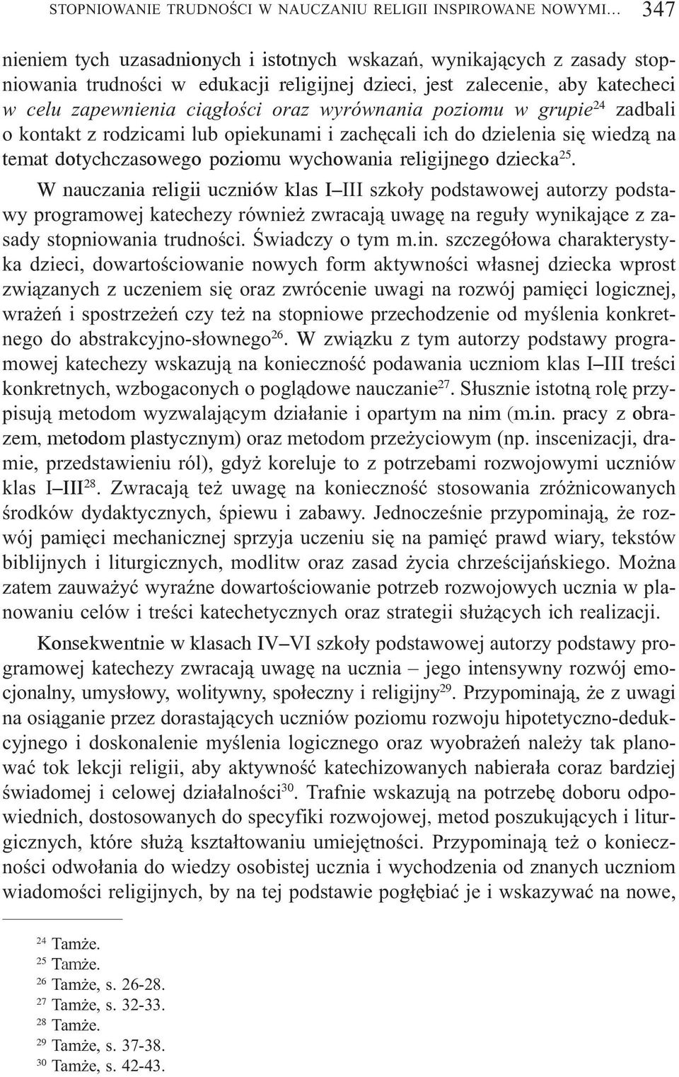 poziomu wychowania religijnego dziecka 25.