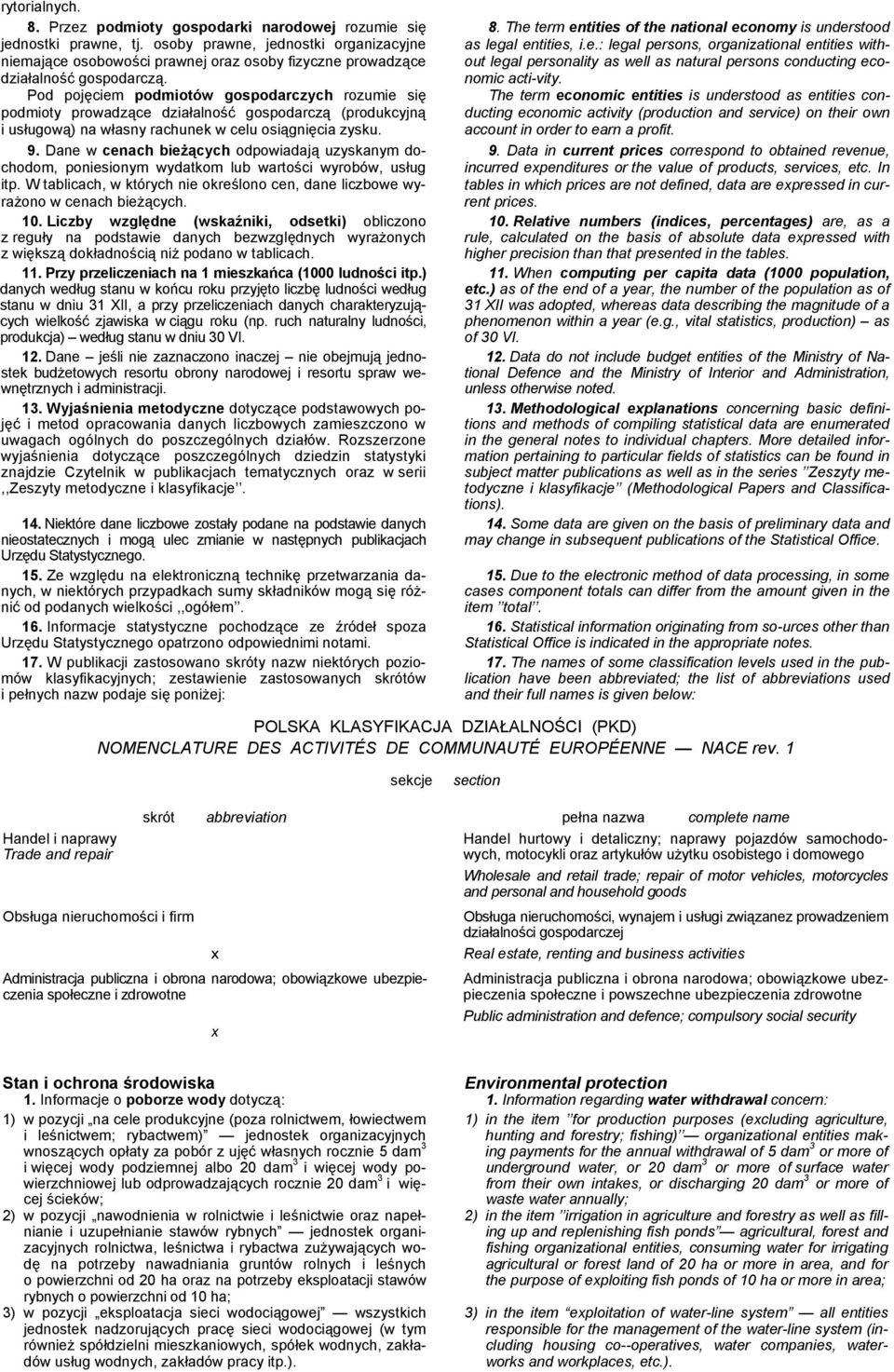 Pod pojęciem podmiotów gospodarczych rozumie się podmioty prowadzące działalność gospodarczą (produkcyjną i usługową) na własny rachunek w celu osiągnięcia zysku. 9.