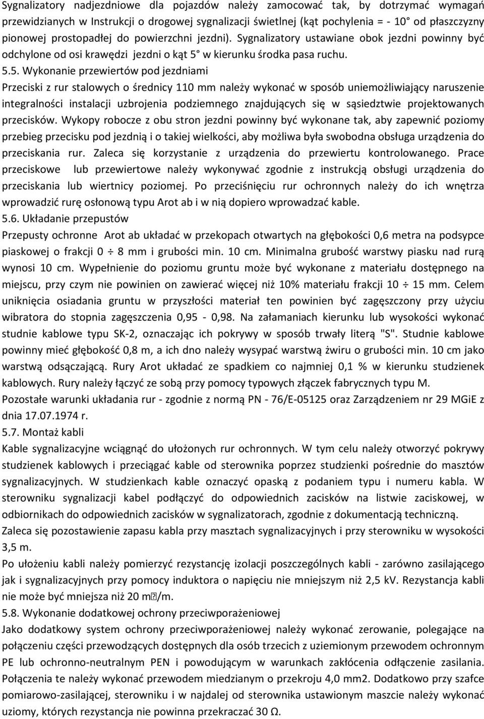 w kierunku środka pasa ruchu. 5.