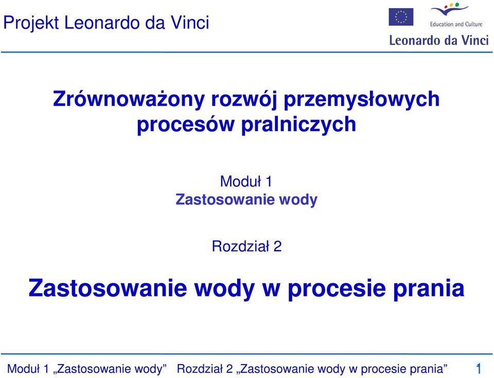 wody Rozdział 2 Zastosowanie wody w procesie prania