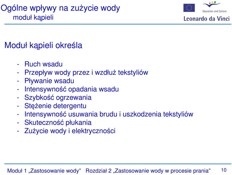 Stężenie detergentu - Intensywność usuwania brudu i uszkodzenia tekstyliów - Skuteczność płukania -