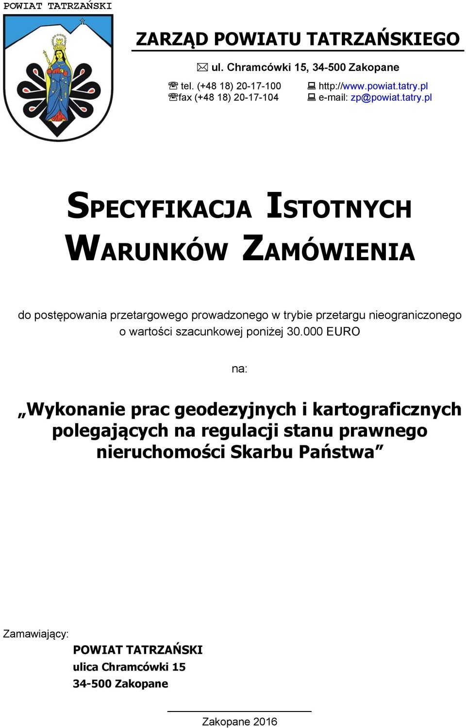 szacunkowej poniżej 30.