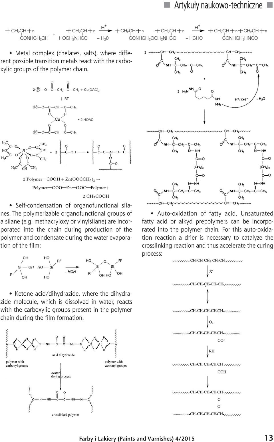 nofunctional silanes. The polymerizable orga