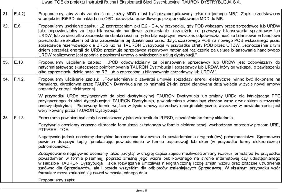 4, w przypadku, gdy POB wskazany przez sprzedawcę lub URDW jako odpowiedzialny za jego bilansowanie handlowe, zaprzestanie niezależnie od przyczyny bilansowania sprzedawcy lub URDW, lub zawiesi albo