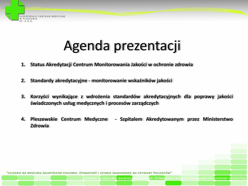 Korzyści wynikające z wdrożenia standardów akredytacyjnych dla poprawy jakości świadczonych