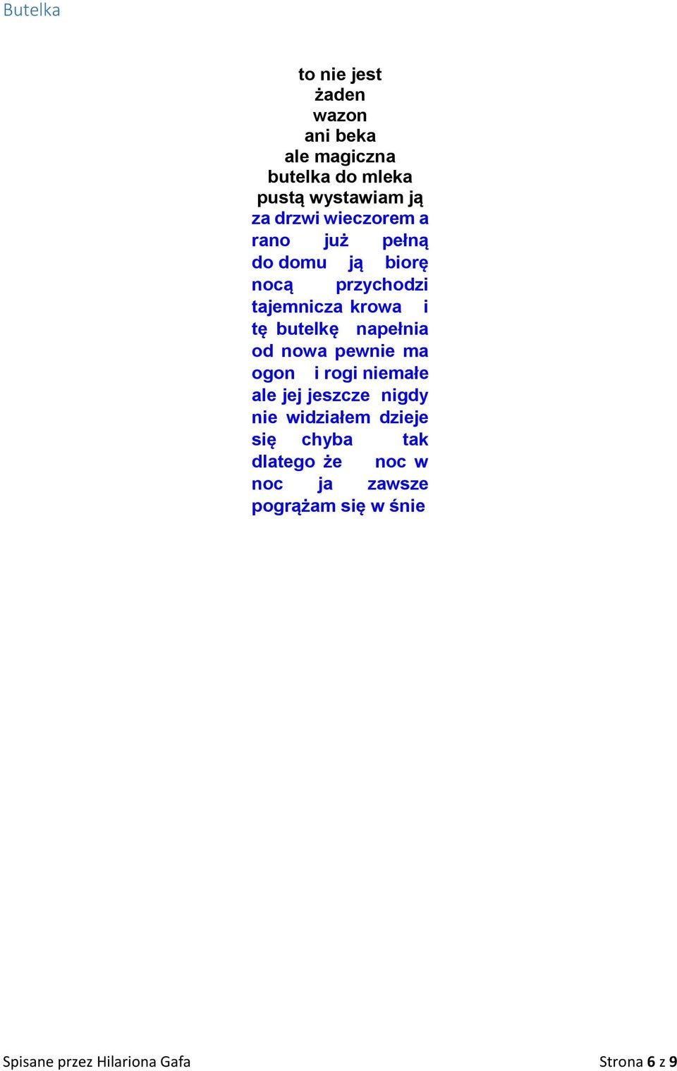 Portfolio tekstów TWORZONYCH W EDYTORZE NA LEKCJACH INFORMATYKI HILARION  GAF - PDF Darmowe pobieranie