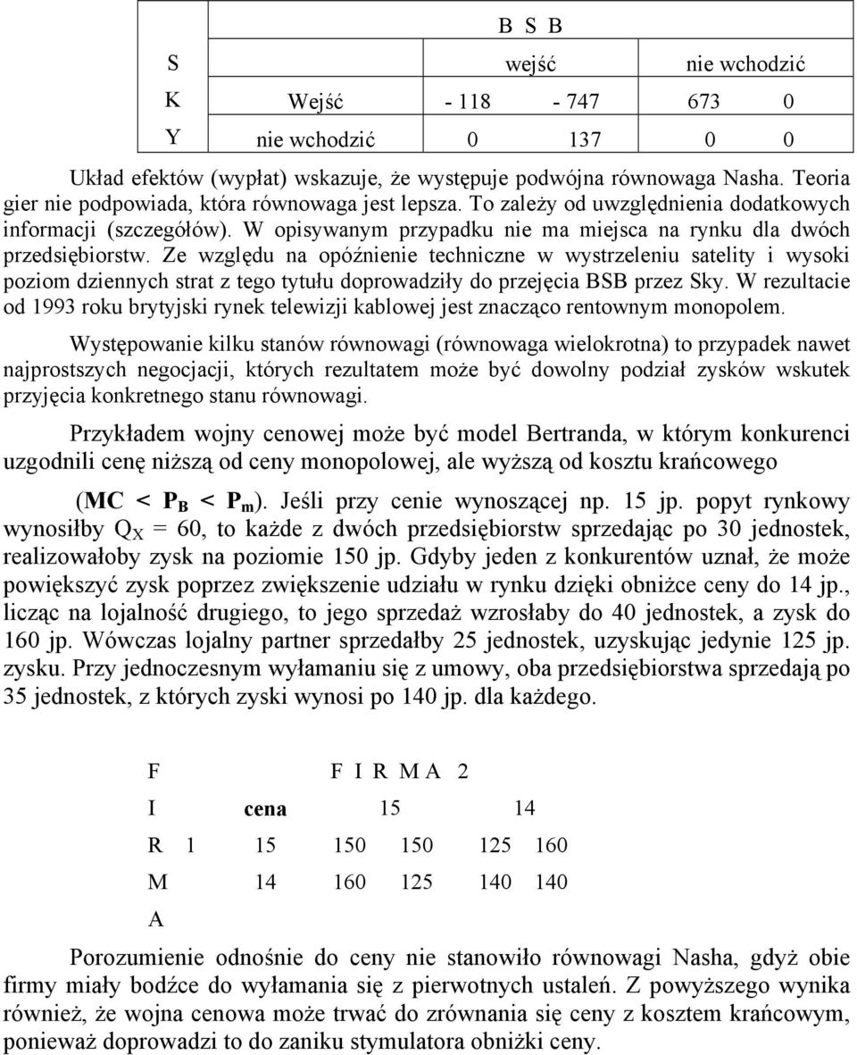 Ze względu na opóźnienie techniczne w wystrzeleniu satelity i wysoki poziom dziennych strat z tego tytułu doprowadziły do przejęcia BSB przez Sky.