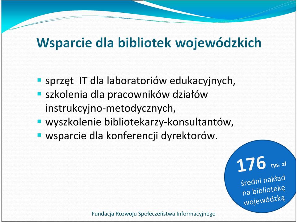 wyszkolenie bibliotekarzy-konsultantów, wsparcie dla