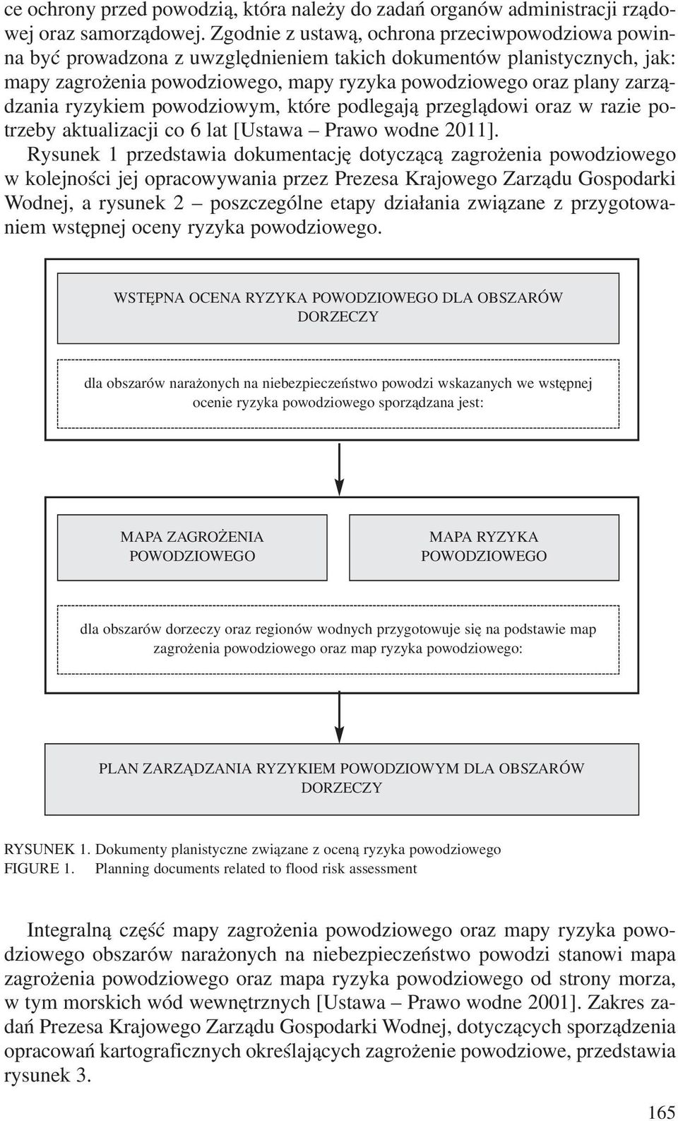zarz¹dzania ryzykiem powodziowym, które podlegaj¹ przegl¹dowi oraz w razie potrzeby aktualizacji co 6 lat [Ustawa Prawo wodne 2011].