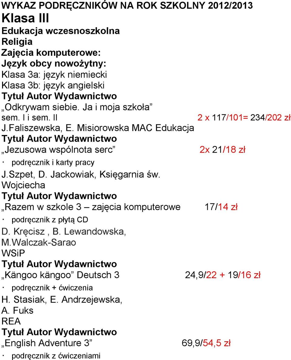 Misiorowska MAC Edukacja Jezusowa wspólnota serc podręcznik i karty pracy J.Szpet, D. Jackowiak, Księgarnia św.