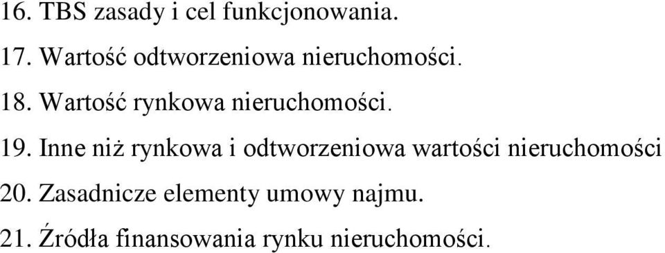 Wartość rynkowa nieruchomości. 19.