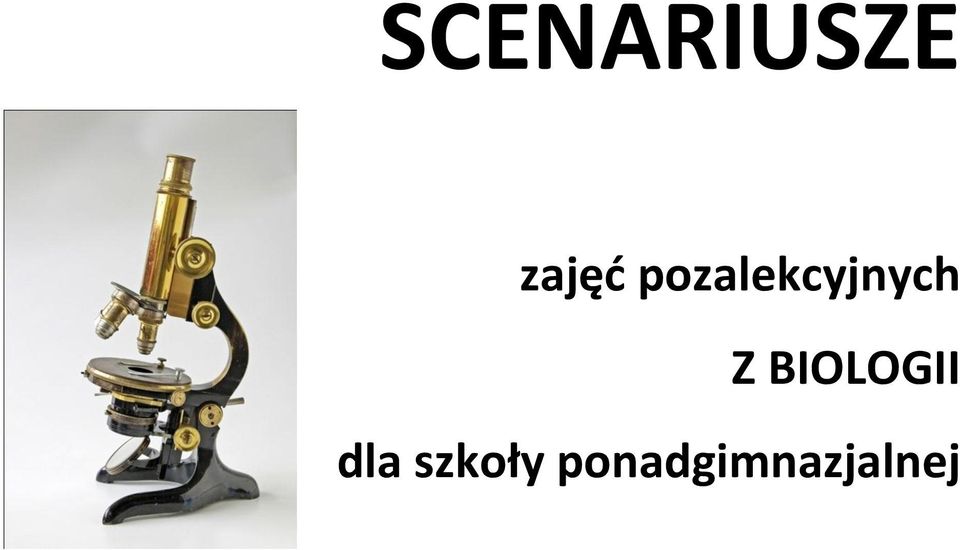 BIOLOGII dla