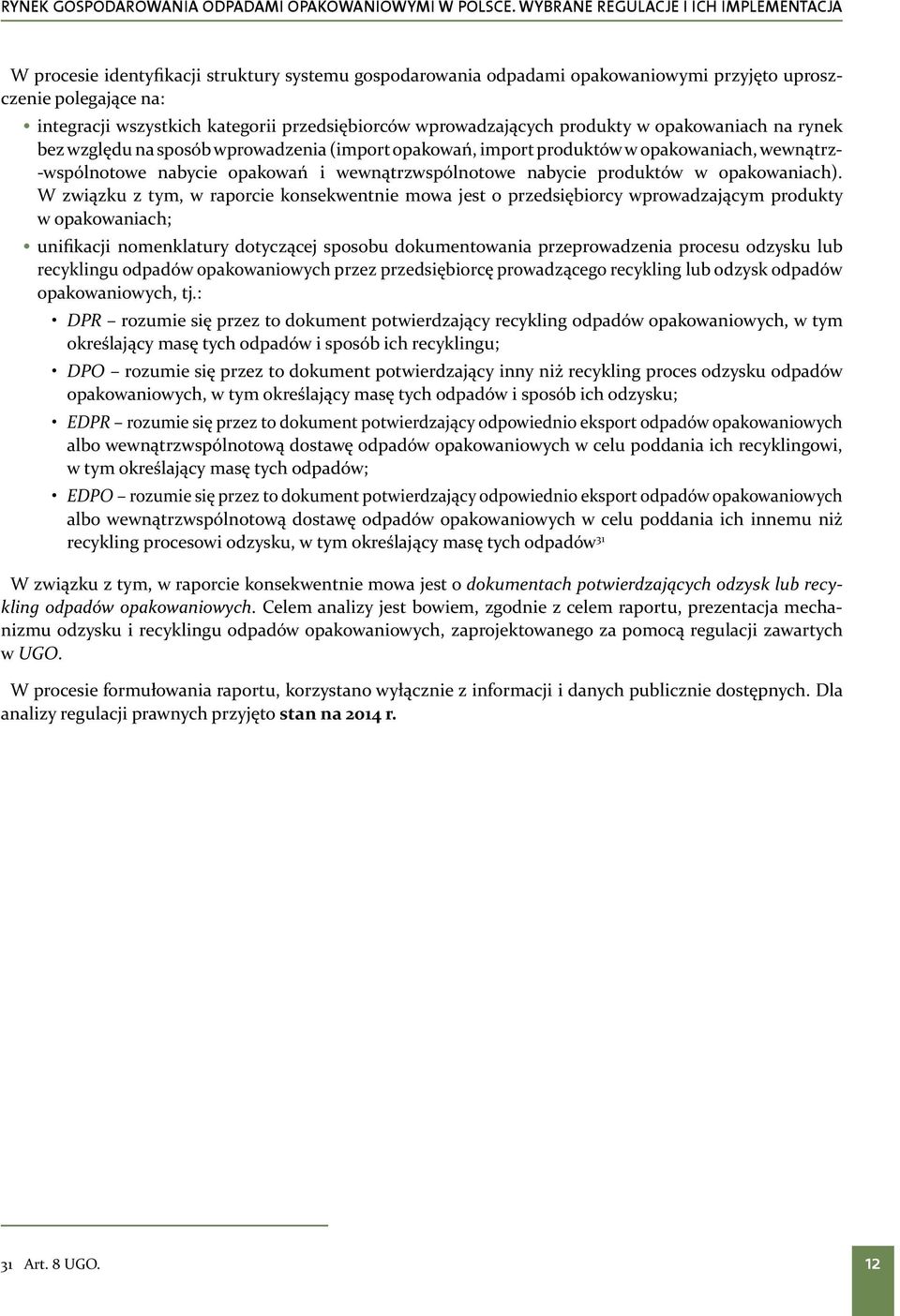 opakowaniach).
