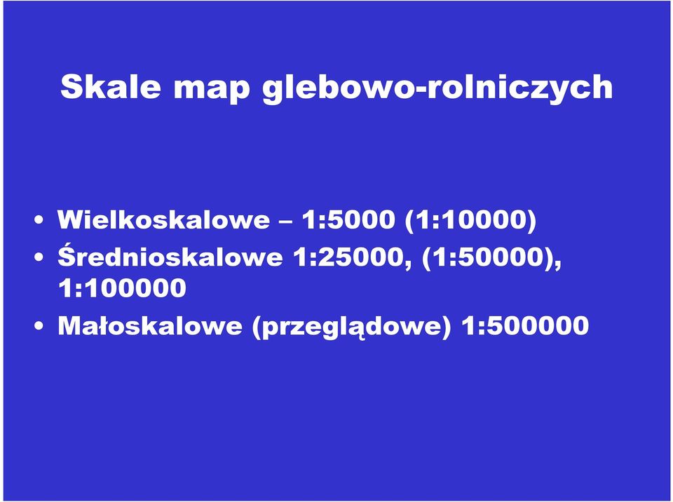 Średnioskalowe 1:25000, (1:50000),