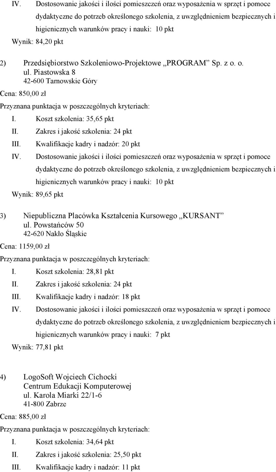 Powstańców 50 42-620 Nakło Śląskie Cena: 1159,00 zł I.