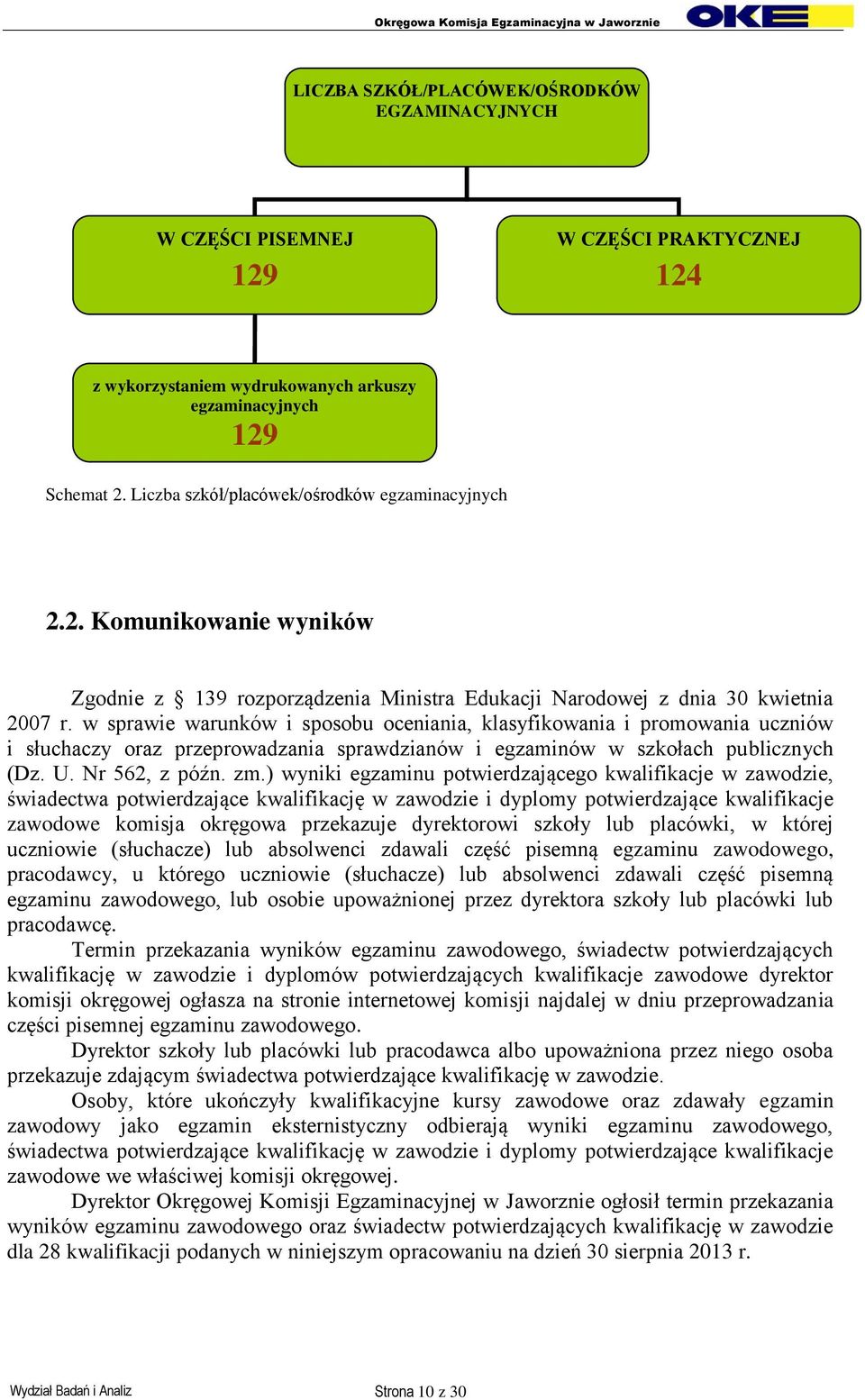 w sprawie warunków i sposobu oceniania, klasyfikowania i promowania uczniów i słuchaczy oraz przeprowadzania sprawdzianów i egzaminów w szkołach publicznych (Dz. U. Nr 562, z późn. zm.