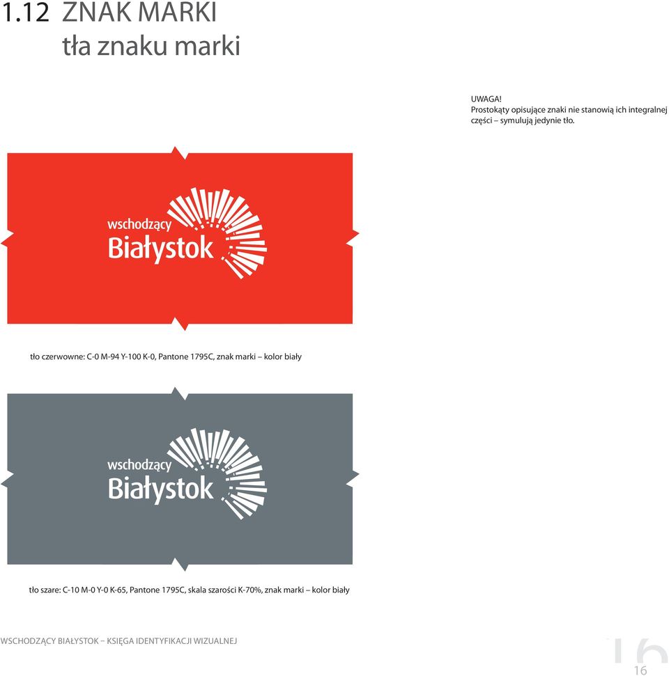 jedynie tło.