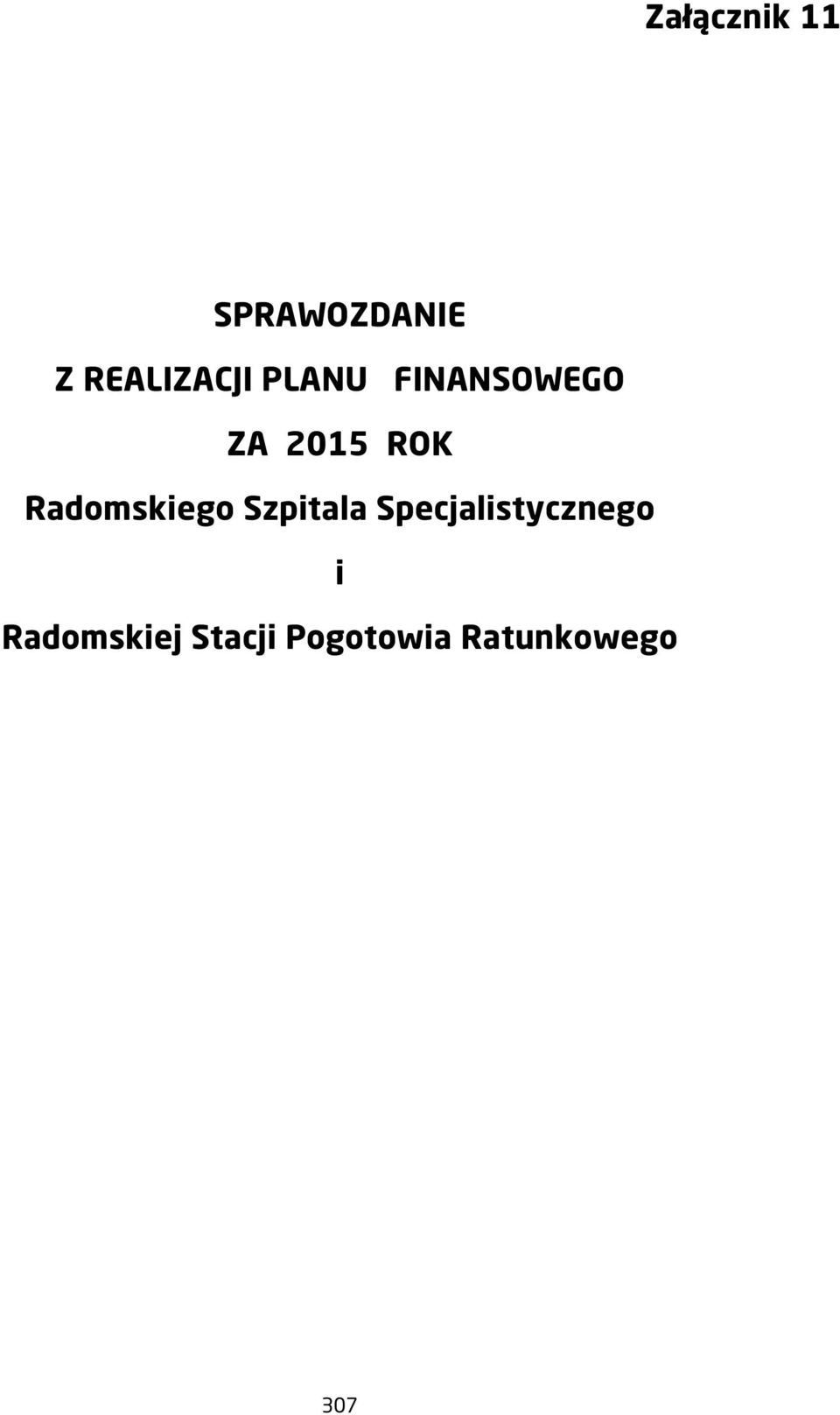 Radomskiego Szpitala Specjalistycznego