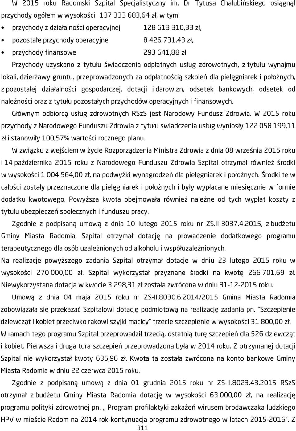 przychody finansowe 293 641,88 zł.
