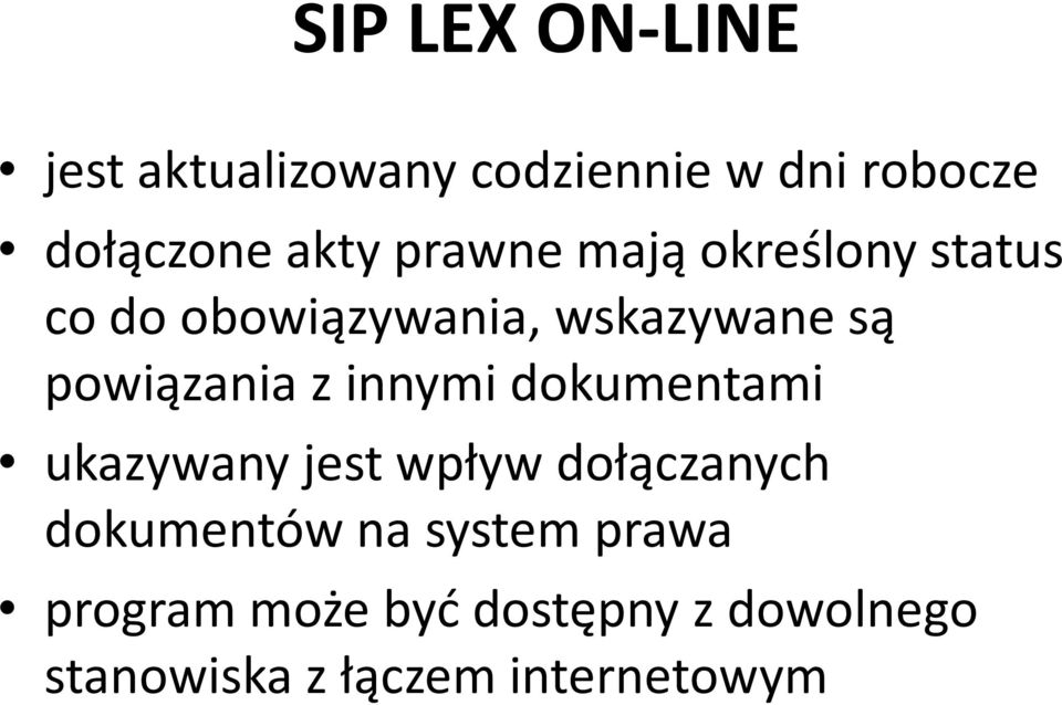 z innymi dokumentami ukazywany jest wpływ dołączanych dokumentów na system