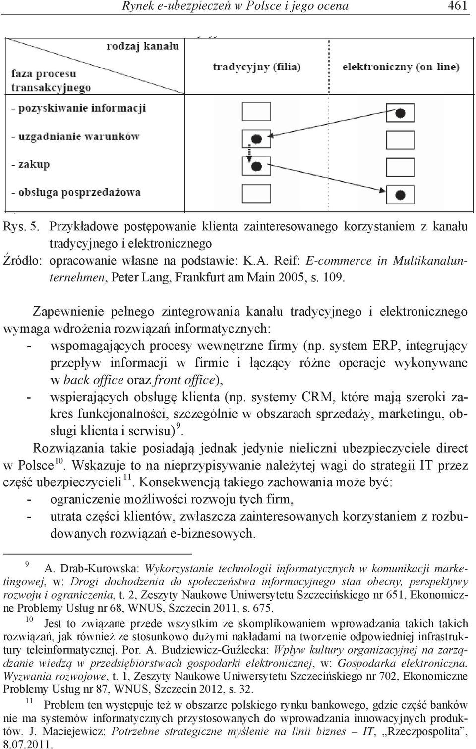 Drab-Kurowska: Wykorzystanie technologii informatycznych w komunikacji marketingowej, w: rozwoju i ograniczenia, t. 2, Zeszyty Naukowe nr 651, Ekonomiczne Problemy U US, Szczecin 2011, s. 675.