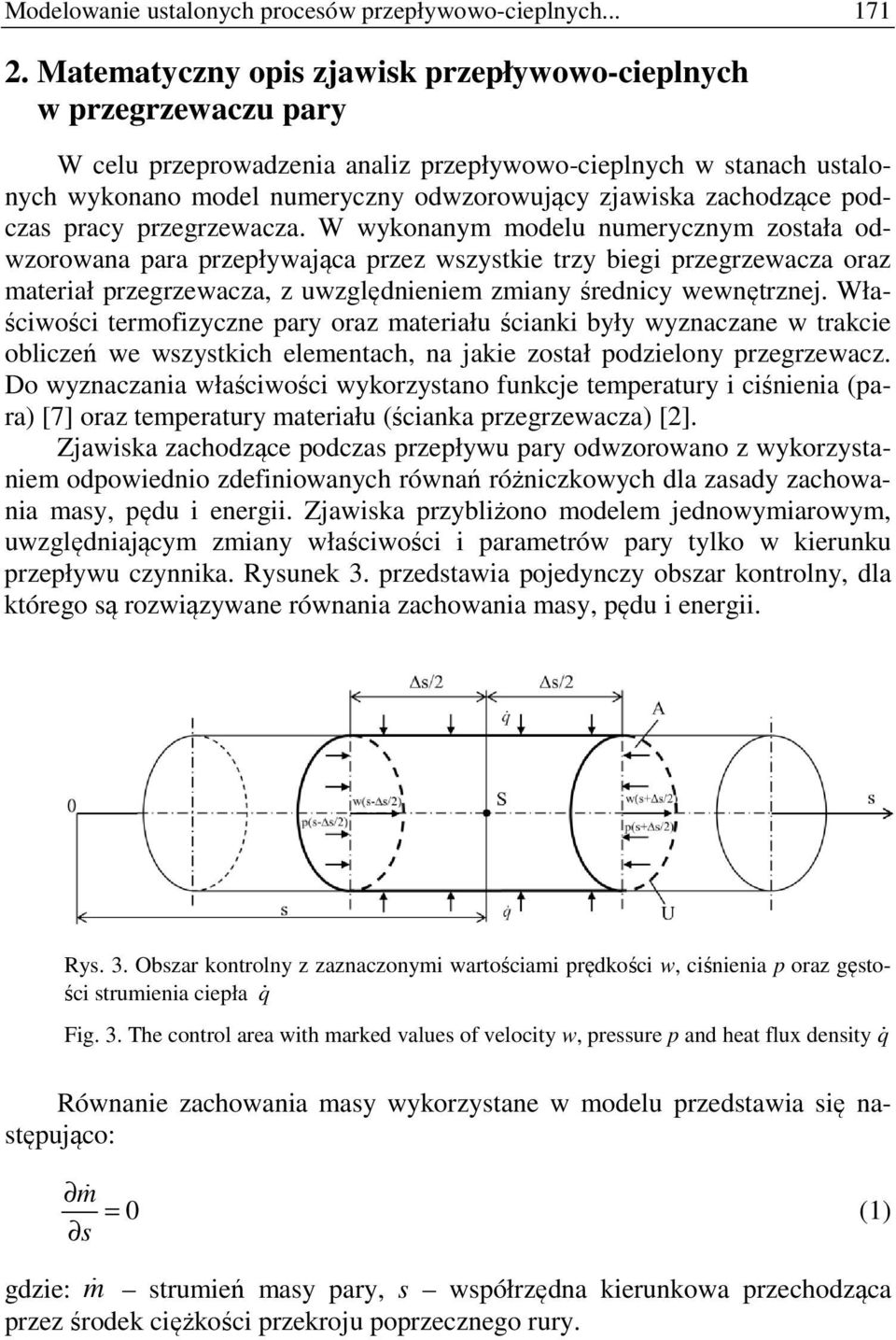 zachodzące podczas pracy przegrzewacza.