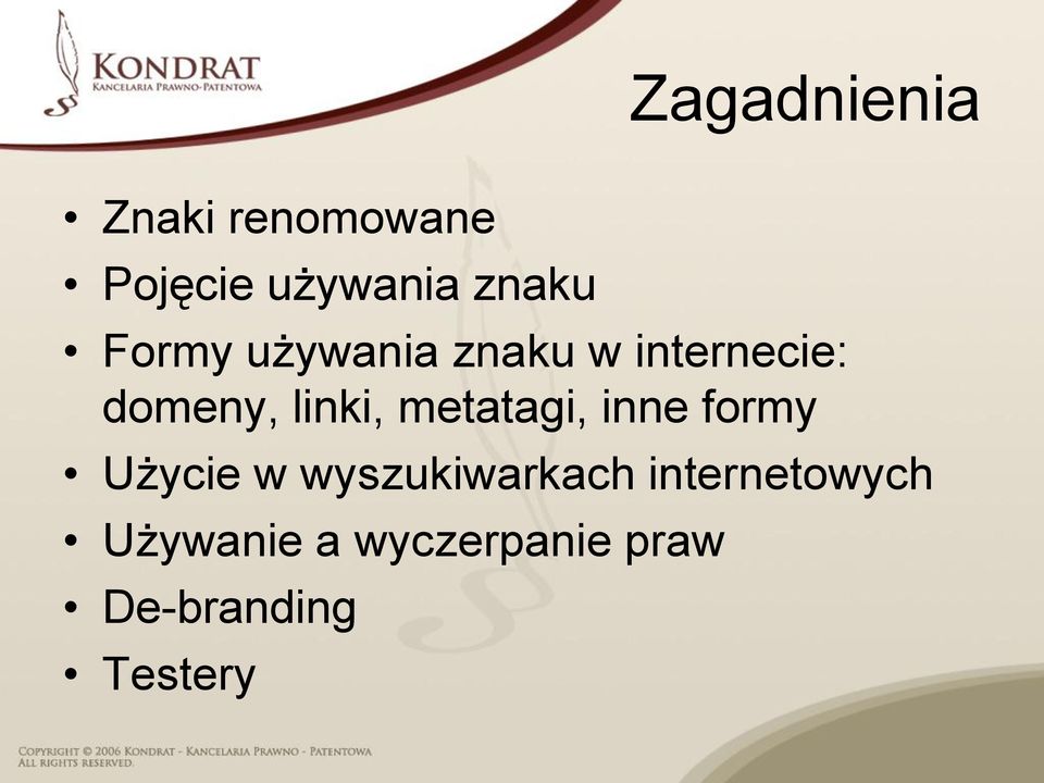 metatagi, inne formy Użycie w wyszukiwarkach