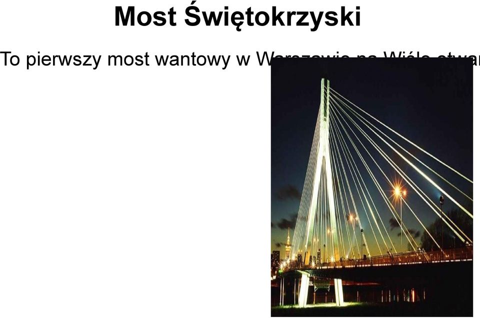 pierwszy most